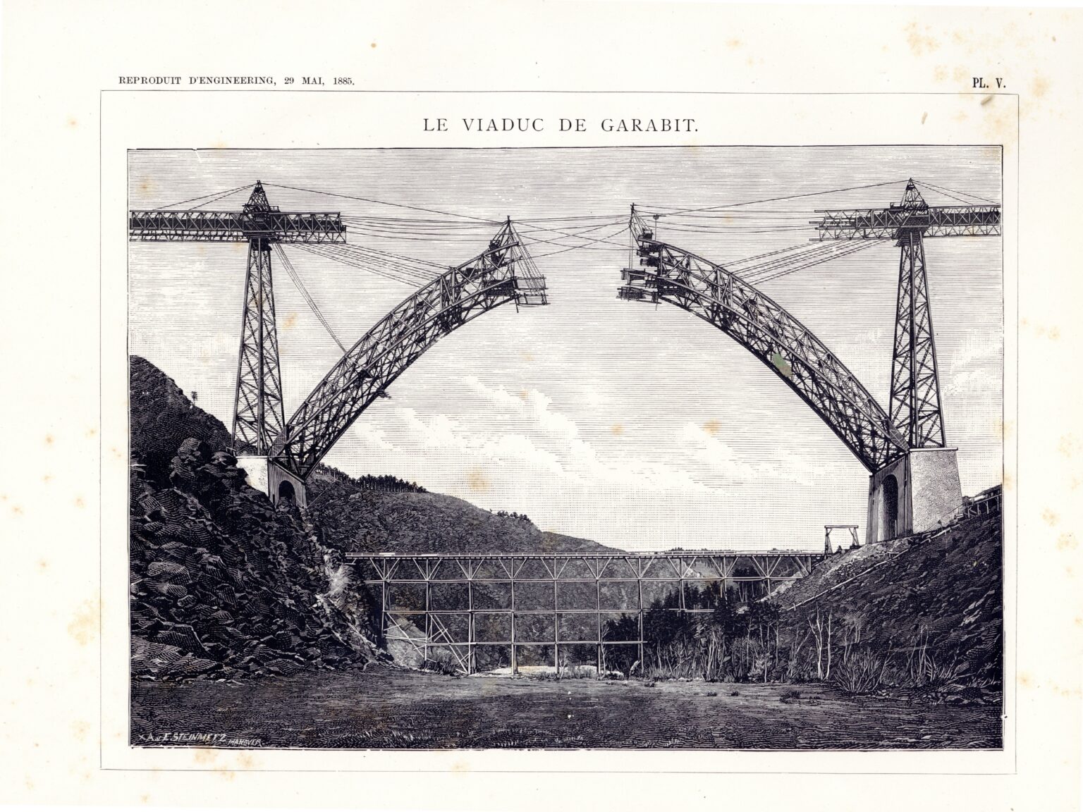 Le viaduc de Garabit | Archives SNCF