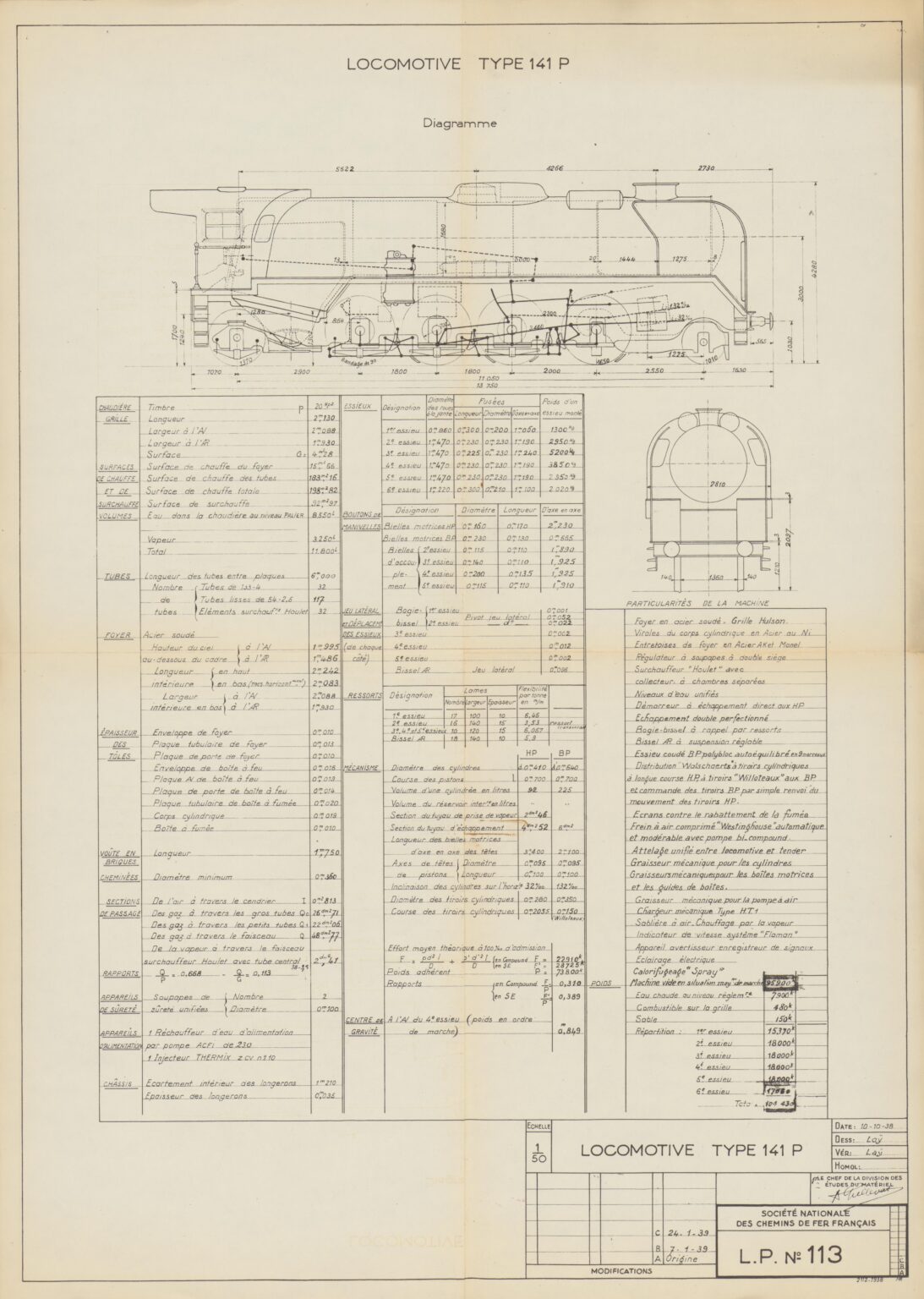 R 13993 ROCO UN BISSEL ARRIERE DE LOCOMOTIVE 141 TA HO